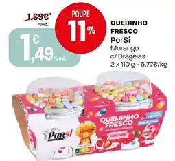 Intermarché Queijinho fresco porsi promoção