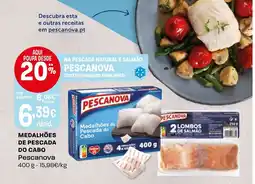 Intermarché Medalhões de pescada do cabo Pescanova promoção
