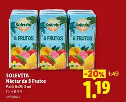Lidl SOLEVITA Néctar de 8 Frutos promoção