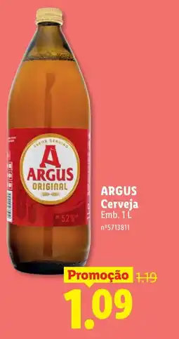 Lidl ARGUS Cerveja promoção
