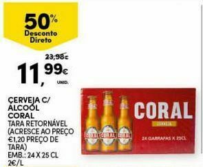 Continente Bom dia Cerveja coral promoção