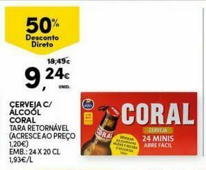 Continente Bom dia Cerveja coral promoção