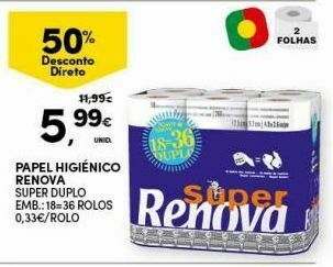 Continente Bom dia Papel higiênico renova promoção