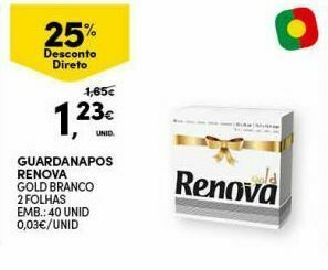 Guardanapos de papel renova