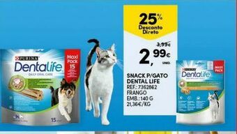 Continente Bom dia Ração para gatos dentallife promoção