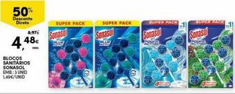 Continente Bom dia Pastilhas para wc sonasol promoção