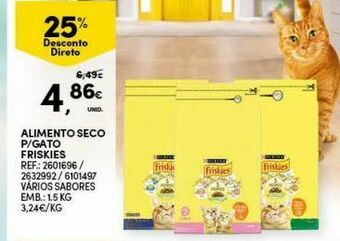 Continente Bom dia Ração para gatos friskies promoção