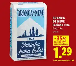 Lidl BRANCA DE NEVE Farinha Fina promoção