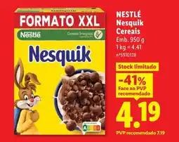 Lidl NESTLÉ Nesquik Cereais promoção