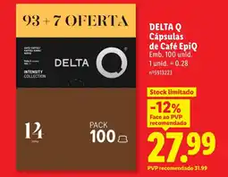 Lidl DELTA Q Cápsulas de Café EpiQ promoção