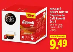 Lidl NESCAFÉ DOLCE GUSTO Cápsulas de Café Buondi Int.8 promoção