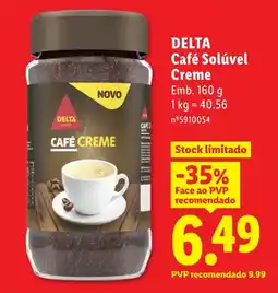 Lidl DELTA Café Solúvel Creme promoção