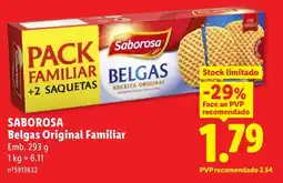 Lidl SABOROSA Belgas Original Familiar promoção