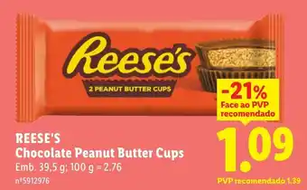 Lidl REESE'S Chocolate Peanut Butter Cups promoção