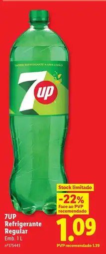 Lidl 7UP Refrigerante Regular promoção