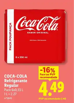 Lidl COCA-COLA Refrigerante Regular promoção