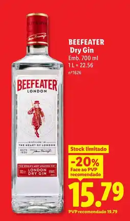 Lidl BEEFEATER Dry Gin promoção