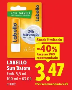 Lidl LABELLO Sun Batom promoção