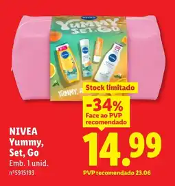 Lidl NIVEA Yummy, Set, Go promoção