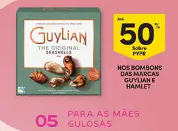 Continente Nos bombons das marcas guylian e hamlet promoção