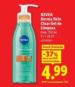 Lidl NIVEA Derma Skin Clear Gel de Limpeza promoção