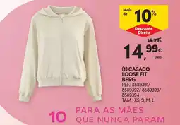 Continente casaco loose fit berg promoção
