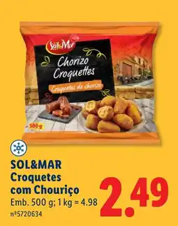 Lidl SOL&MAR Croquetes com Chouriço promoção