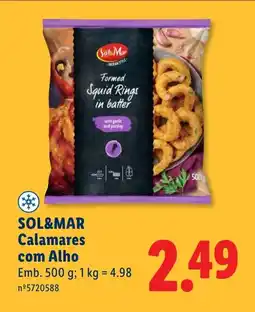 Lidl SOL&MAR Calamares com Alho promoção