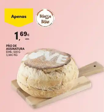 Continente Pão de assinatura promoção