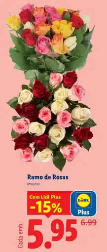 Lidl Ramo de Rosas promoção
