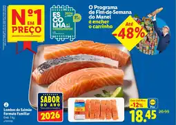 Lidl Lombos de Salmão Formato Familiar promoção