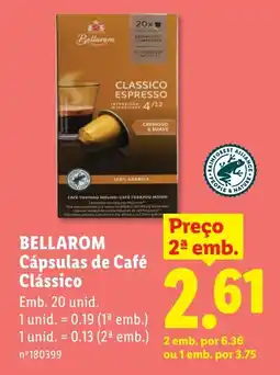 Lidl BELLAROM Cápsulas de Café Clássico promoção