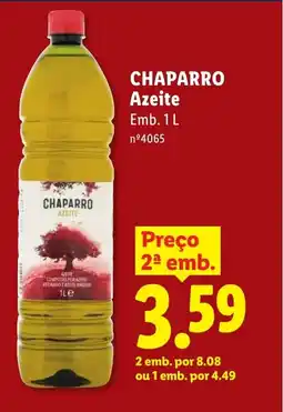 Lidl CHAPARRO Azeite promoção