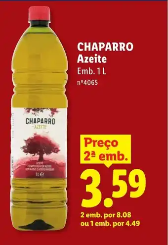 Lidl CHAPARRO Azeite promoção