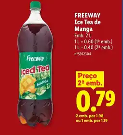 Lidl FREEWAY Ice Tea de Manga promoção
