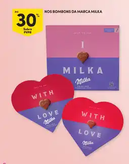 Continente Nos bombons da marca milka promoção