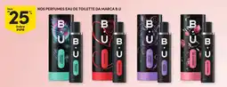 Continente Nos perfumes eau de toilette da marca b.u promoção