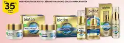 Continente Nos produtos de rosto e séruns hyaluronic gold da marca biotèn promoção