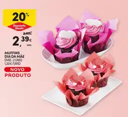 Continente Muffins dia da mãe promoção