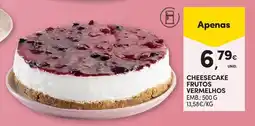Continente Cheesecake frutos vermelhos promoção