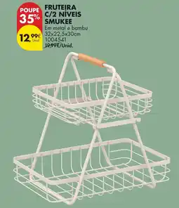 Pingo Doce Fruteira c/2 níveis smukee promoção
