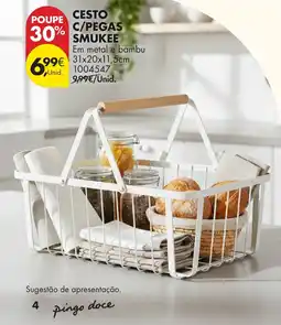 Pingo Doce Cesto c/pegas smukee promoção