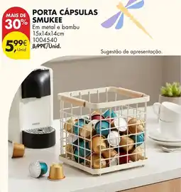 Pingo Doce Porta cápsulas smukee promoção