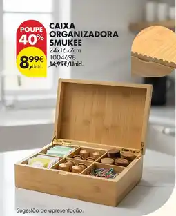 Pingo Doce Caixa organizadora smukee promoção