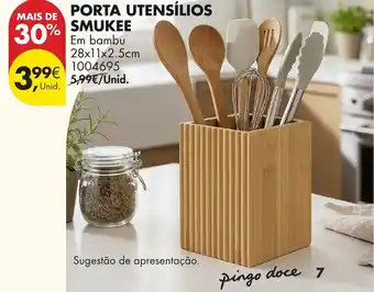 Pingo Doce Porta utensílios smukee promoção