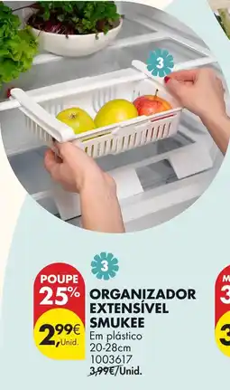 Pingo Doce Organizador extensivel smukee promoção