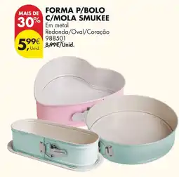 Pingo Doce Forma p/bolo c/mola smukee promoção
