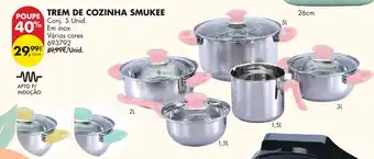 Pingo Doce Trem de cozinha smukee promoção