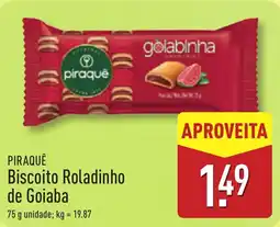 ALDI PIRAQUÊ Biscoito Roladinho de Goiaba promoção