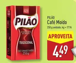 ALDI PILÃO Café Moído promoção